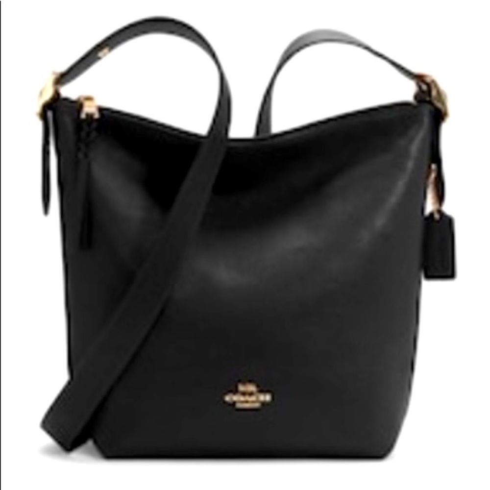Coach Black Val Duffle purse